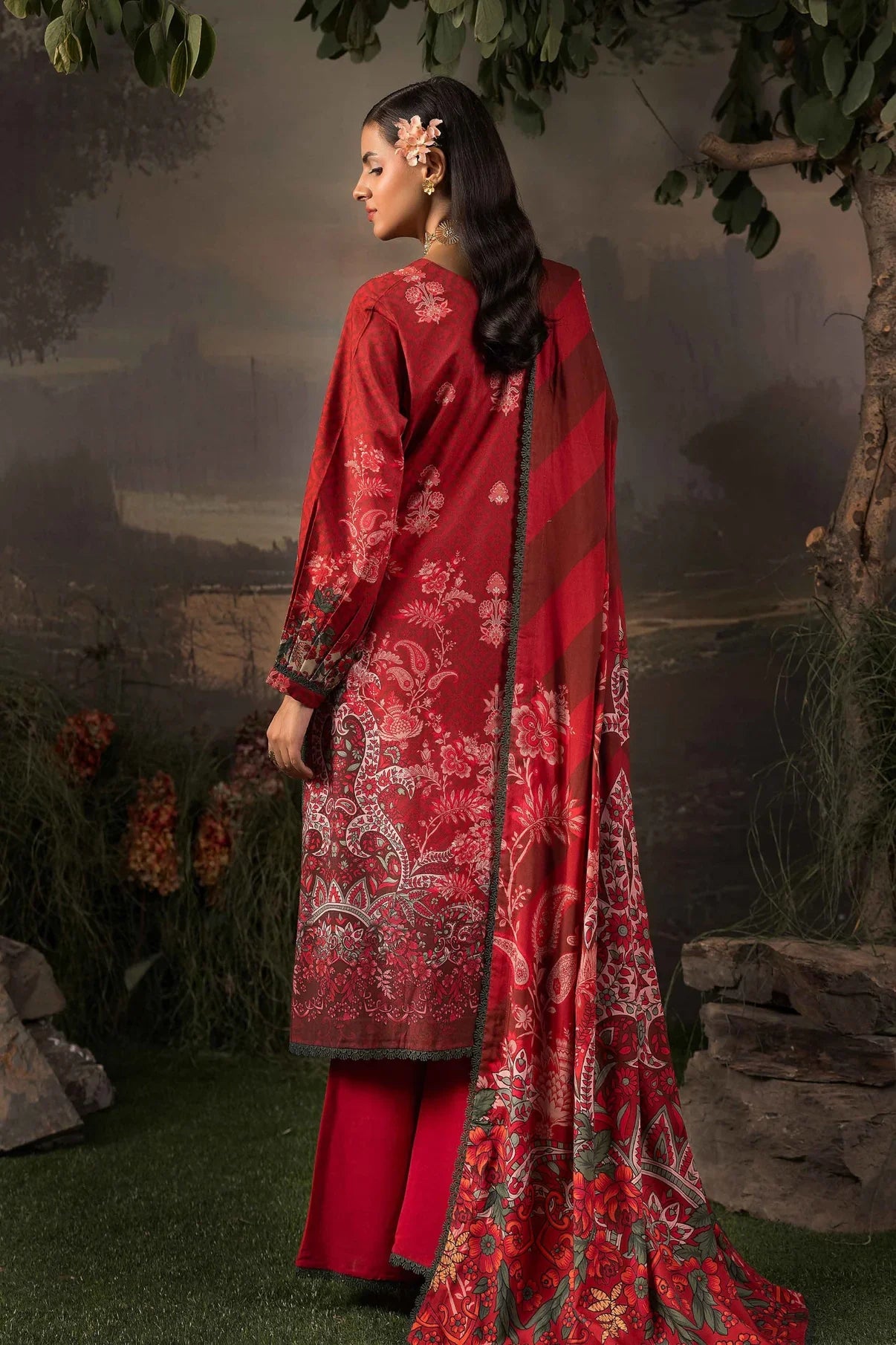 Raiha Luxury Linen 3PC D7