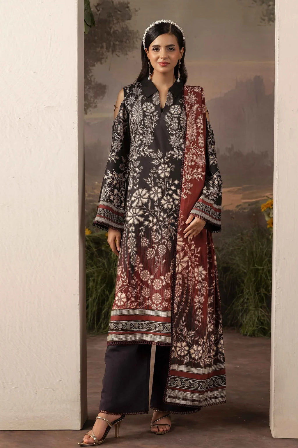 Raiha Luxury Linen 3PC D8