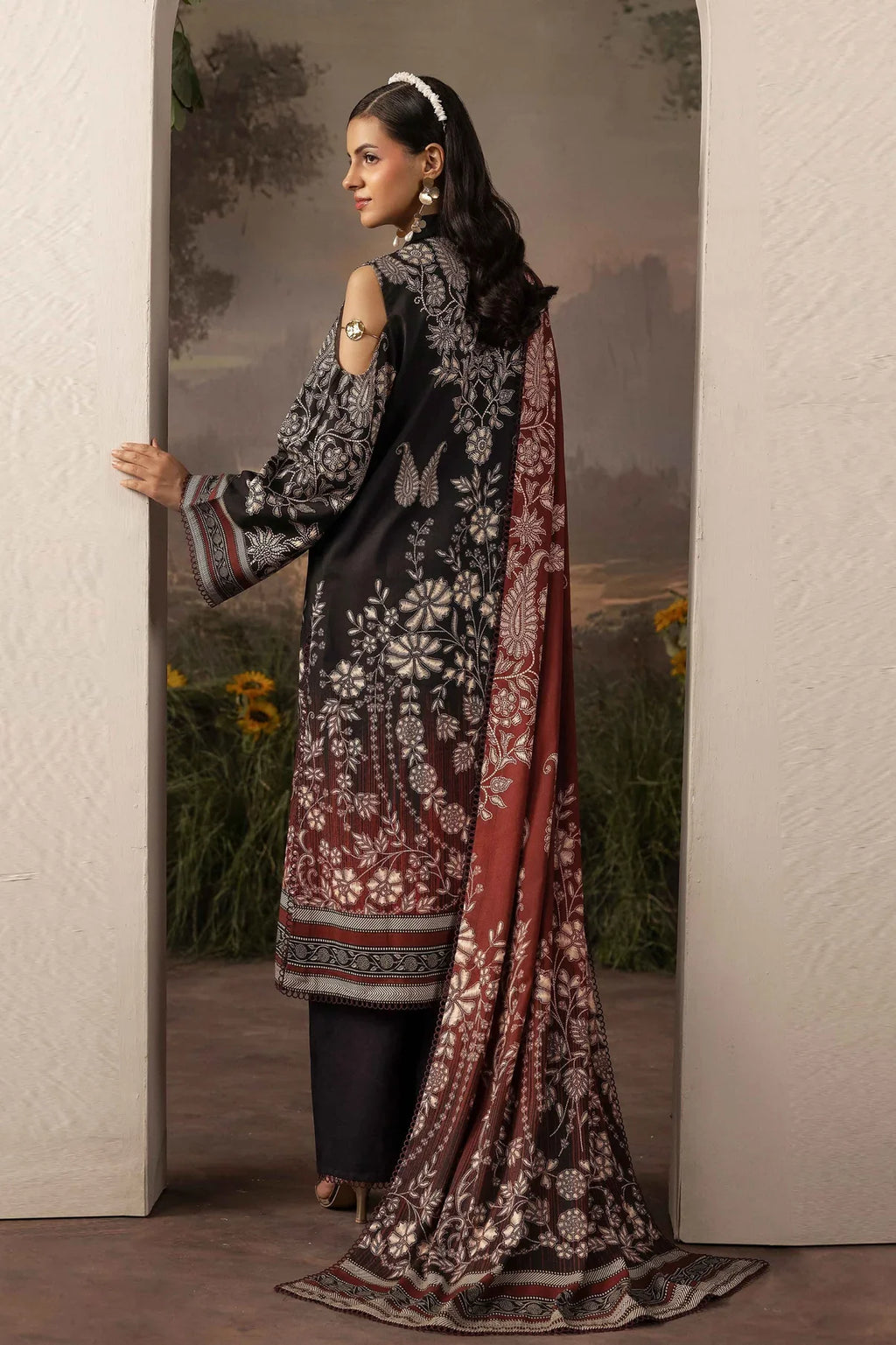 Raiha Luxury Linen 3PC D8