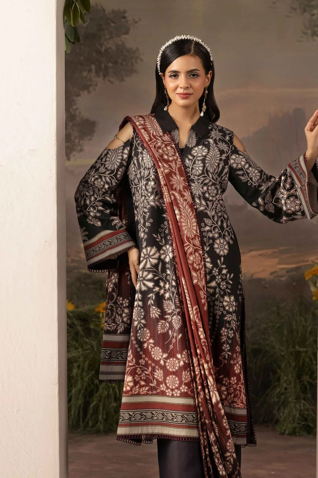 Raiha Luxury Linen 3PC D8