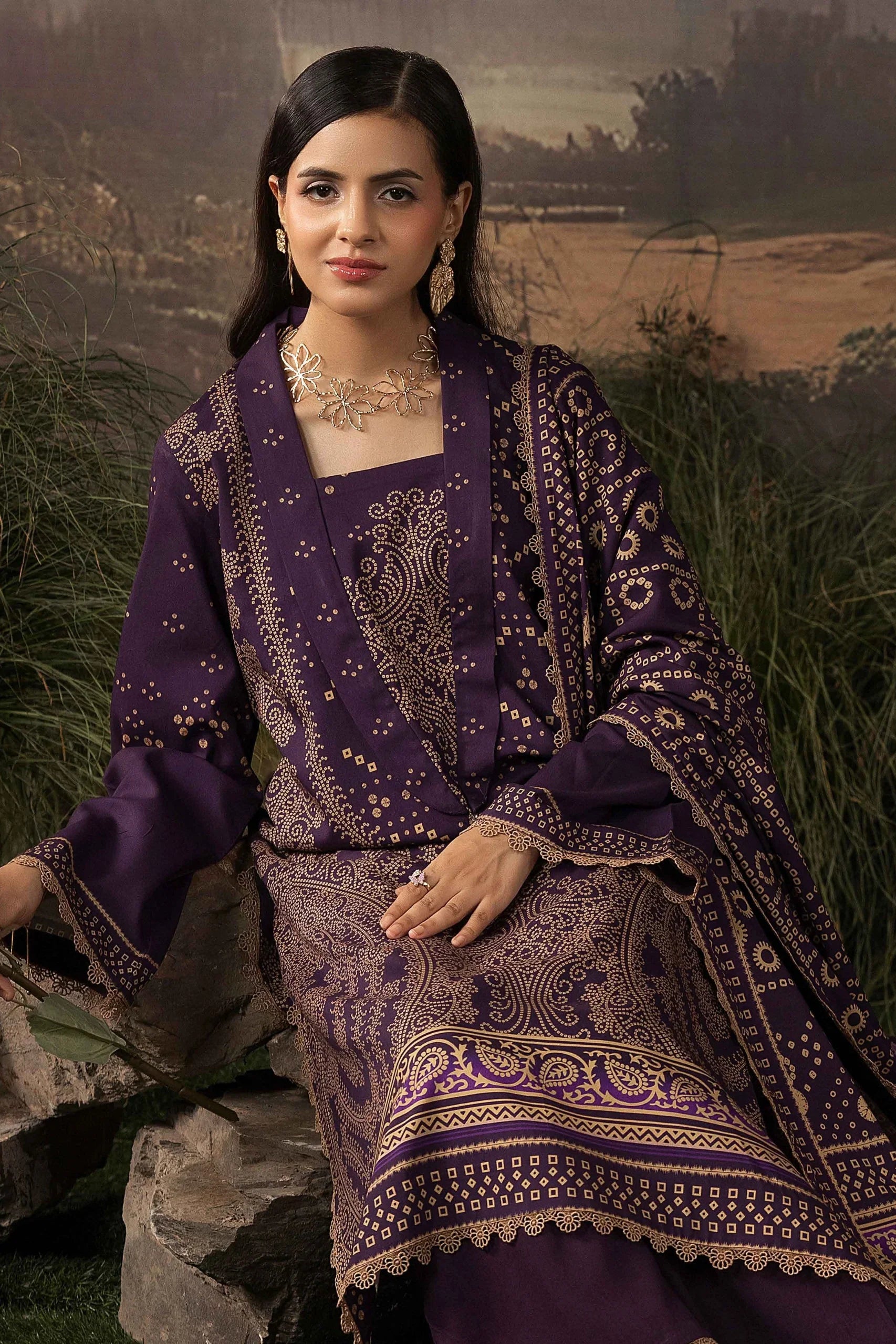 Raiha Luxury Linen 3PC D9