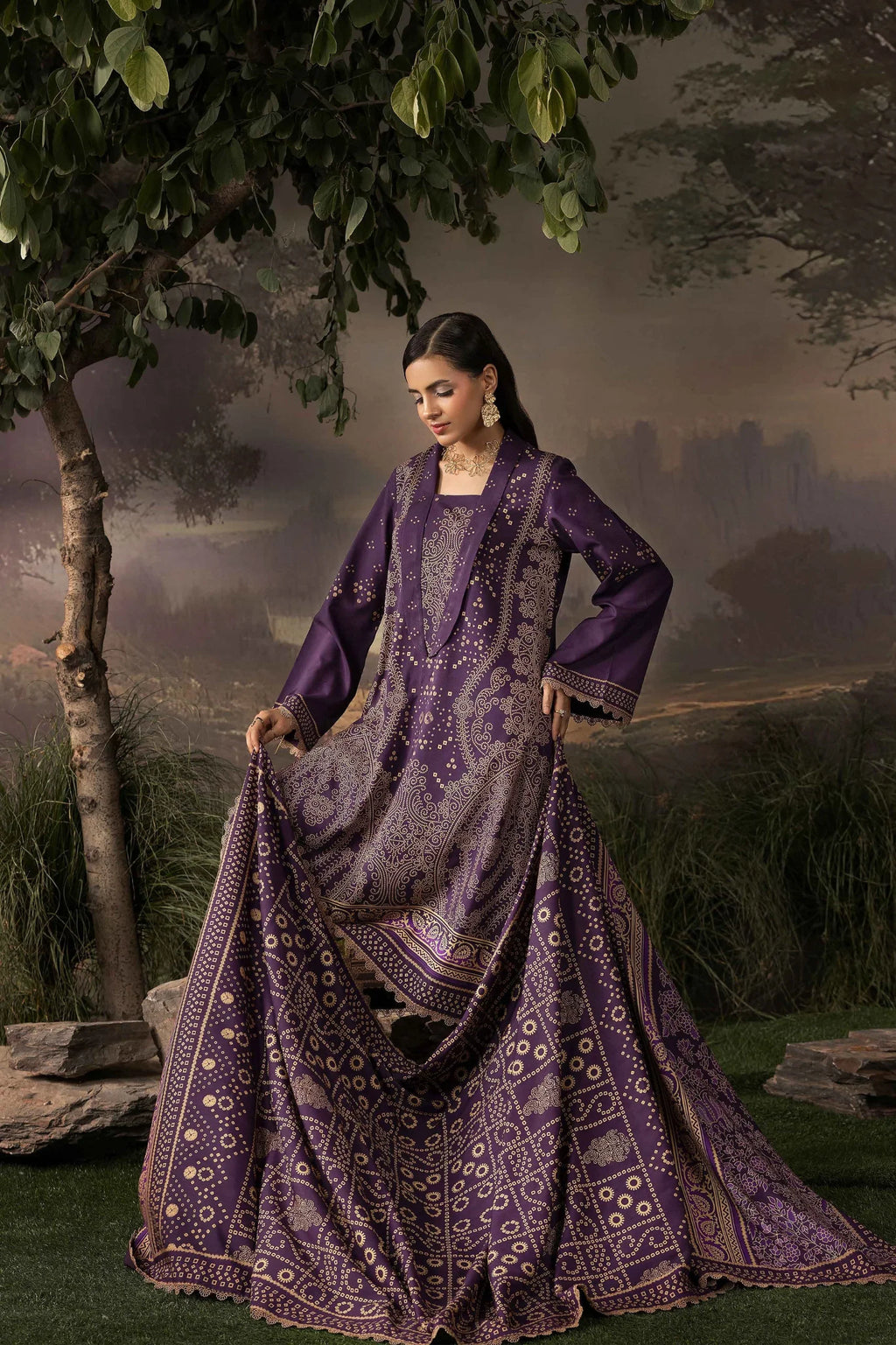 Raiha Luxury Linen 3PC D9