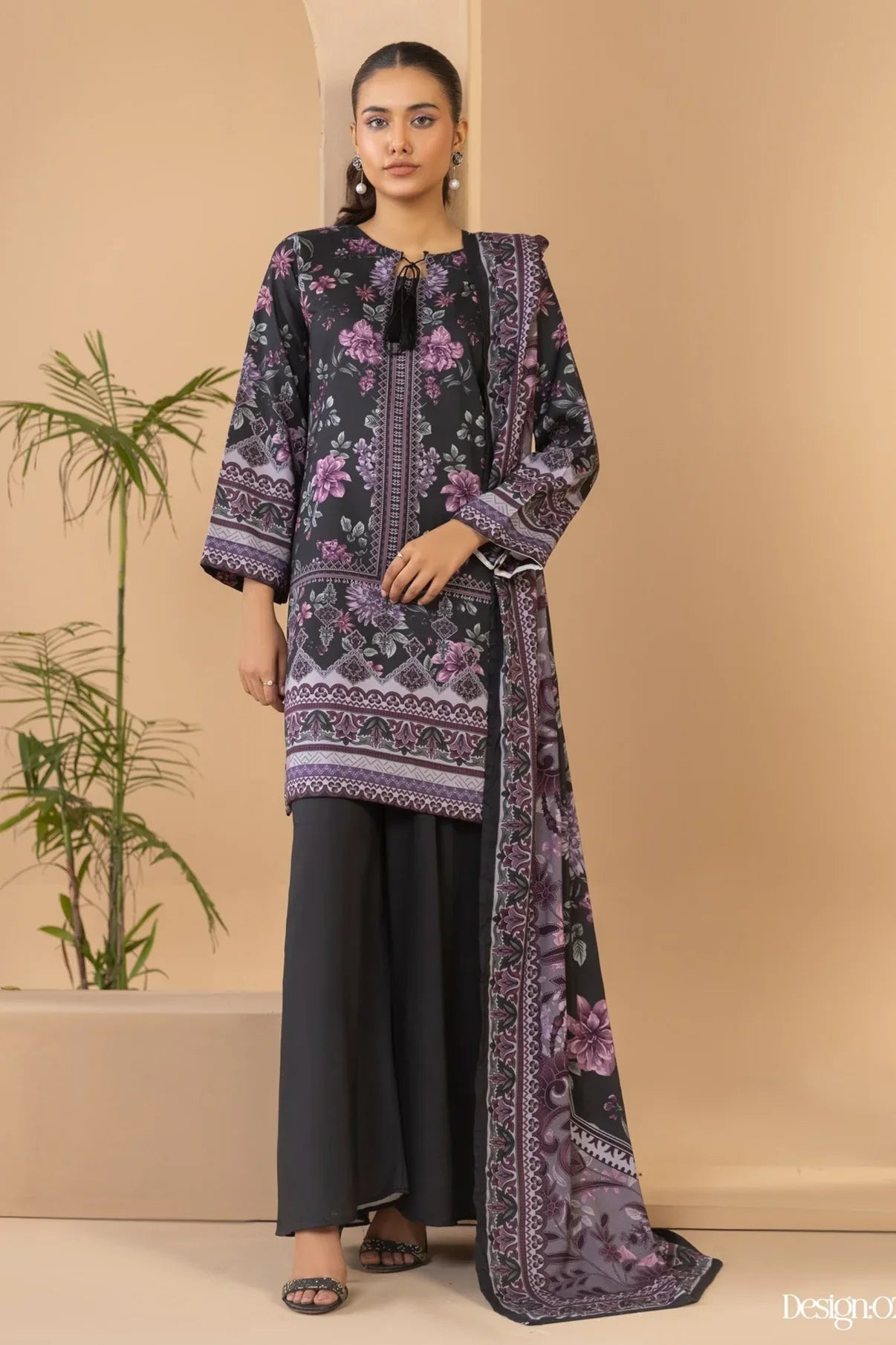 Rang Preet Digital Printed Linen 3PC D5